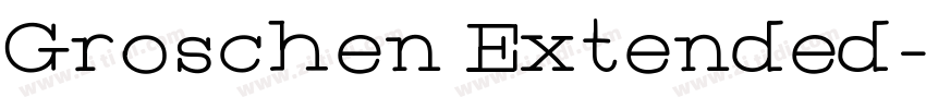 Groschen Extended字体转换